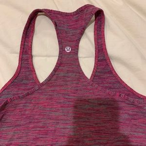 Lululemon cool Racerback multicolor stripe 🍋